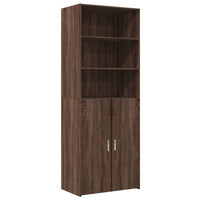 Thumbnail for Highboard Braun Eichen-Optik 70x42,5x185 cm Holzwerkstoff