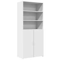 Thumbnail for Highboard Weiß 80x42,5x185 cm Holzwerkstoff