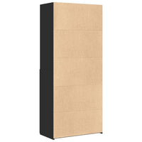 Thumbnail for Highboard Schwarz 80x42,5x185 cm Holzwerkstoff