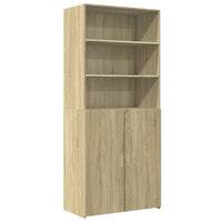 Thumbnail for Highboard Sonoma-Eiche 80x42,5x185 cm Holzwerkstoff