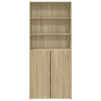 Thumbnail for Highboard Sonoma-Eiche 80x42,5x185 cm Holzwerkstoff