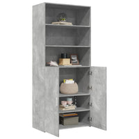 Thumbnail for Highboard Betongrau 80x42,5x185 cm Holzwerkstoff