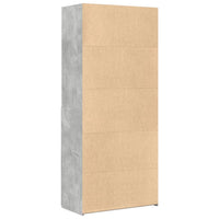Thumbnail for Highboard Betongrau 80x42,5x185 cm Holzwerkstoff