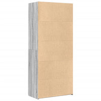 Thumbnail for Highboard Grau Sonoma 80x42,5x185 cm Holzwerkstoff