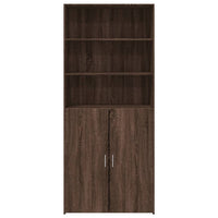 Thumbnail for Highboard Braun Eichen-Optik 80x42,5x185 cm Holzwerkstoff