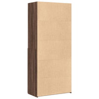 Thumbnail for Highboard Braun Eichen-Optik 80x42,5x185 cm Holzwerkstoff
