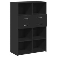 Thumbnail for Highboard Schwarz 80x42,5x124 cm Holzwerkstoff