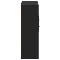 Thumbnail for Highboard Schwarz 80x42,5x124 cm Holzwerkstoff
