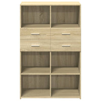 Thumbnail for Highboard Sonoma-Eiche 80x42,5x124 cm Holzwerkstoff
