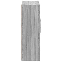 Thumbnail for Highboard Grau Sonoma 80x42,5x124 cm Holzwerkstoff