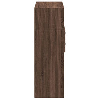 Thumbnail for Highboard Braun Eichen-Optik 80x42,5x124 cm Holzwerkstoff