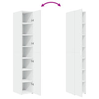 Thumbnail for Highboard Weiß 30x42,5x185 cm Holzwerkstoff