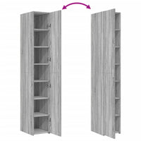 Thumbnail for Highboard Grau Sonoma 30x42,5x185 cm Holzwerkstoff