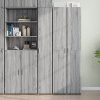 Thumbnail for Highboard Grau Sonoma 30x42,5x185 cm Holzwerkstoff