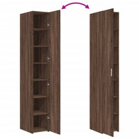 Thumbnail for Highboard Braun Eichen-Optik 30x42,5x185 cm Holzwerkstoff