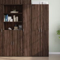 Thumbnail for Highboard Braun Eichen-Optik 30x42,5x185 cm Holzwerkstoff