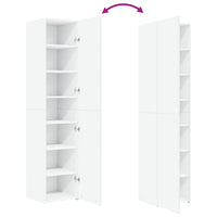 Thumbnail for Highboard Weiß 40x42,5x185 cm Holzwerkstoff