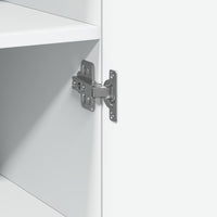 Thumbnail for Highboard Weiß 40x42,5x185 cm Holzwerkstoff