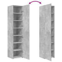 Thumbnail for Highboard Betongrau 40x42,5x185 cm Holzwerkstoff