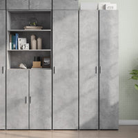 Thumbnail for Highboard Betongrau 40x42,5x185 cm Holzwerkstoff