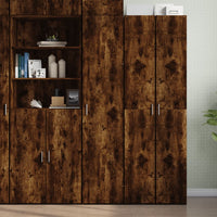 Thumbnail for Highboard Räuchereiche 40x42,5x185 cm Holzwerkstoff