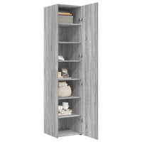 Thumbnail for Highboard Grau Sonoma 40x42,5x185 cm Holzwerkstoff