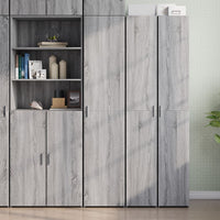 Thumbnail for Highboard Grau Sonoma 40x42,5x185 cm Holzwerkstoff