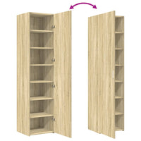 Thumbnail for Highboard Sonoma-Eiche 45x42,5x185 cm Holzwerkstoff