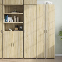 Thumbnail for Highboard Sonoma-Eiche 45x42,5x185 cm Holzwerkstoff