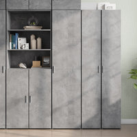 Thumbnail for Highboard Betongrau 45x42,5x185 cm Holzwerkstoff