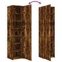 Thumbnail for Highboard Räuchereiche 45x42,5x185 cm Holzwerkstoff