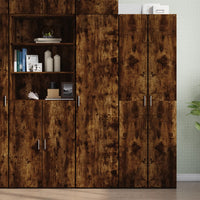 Thumbnail for Highboard Räuchereiche 45x42,5x185 cm Holzwerkstoff