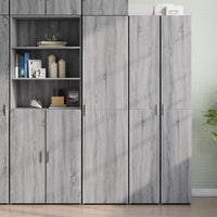 Thumbnail for Highboard Grau Sonoma 45x42,5x185 cm Holzwerkstoff