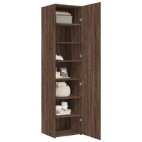 Thumbnail for Highboard Braun Eichen-Optik 45x42,5x185 cm Holzwerkstoff