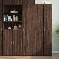Thumbnail for Highboard Braun Eichen-Optik 45x42,5x185 cm Holzwerkstoff