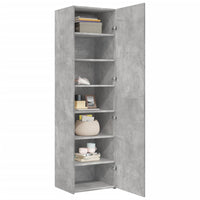 Thumbnail for Highboard Betongrau 50x42,5x185 cm Holzwerkstoff