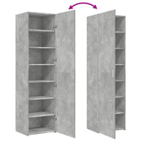 Thumbnail for Highboard Betongrau 50x42,5x185 cm Holzwerkstoff