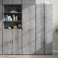 Thumbnail for Highboard Betongrau 50x42,5x185 cm Holzwerkstoff
