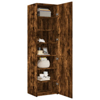 Thumbnail for Highboard Räuchereiche 50x42,5x185 cm Holzwerkstoff