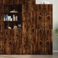 Thumbnail for Highboard Räuchereiche 50x42,5x185 cm Holzwerkstoff