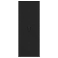 Thumbnail for Highboard Schwarz 70x42,5x185 cm Holzwerkstoff
