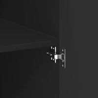 Thumbnail for Highboard Schwarz 70x42,5x185 cm Holzwerkstoff