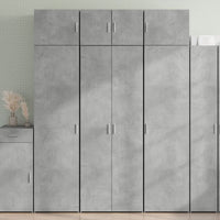 Thumbnail for Highboard Betongrau 70x42,5x185 cm Holzwerkstoff