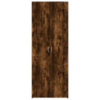 Thumbnail for Highboard Räuchereiche 70x42,5x185 cm Holzwerkstoff