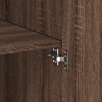 Thumbnail for Highboard Braun Eichen-Optik 70x42,5x185 cm Holzwerkstoff