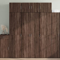 Thumbnail for Highboard Braun Eichen-Optik 70x42,5x185 cm Holzwerkstoff