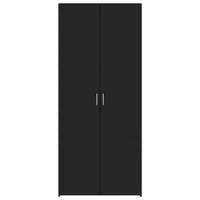 Thumbnail for Highboard Schwarz 70x42,5x185 cm Holzwerkstoff
