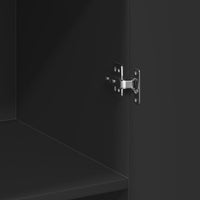 Thumbnail for Highboard Schwarz 70x42,5x185 cm Holzwerkstoff