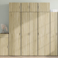 Thumbnail for Highboard Sonoma-Eiche 70x42,5x185 cm Holzwerkstoff