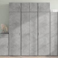 Thumbnail for Highboard Betongrau 70x42,5x185 cm Holzwerkstoff